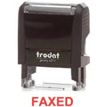 Trodat Printy 4911 Stamp "Faxed" - Red ColorWaves