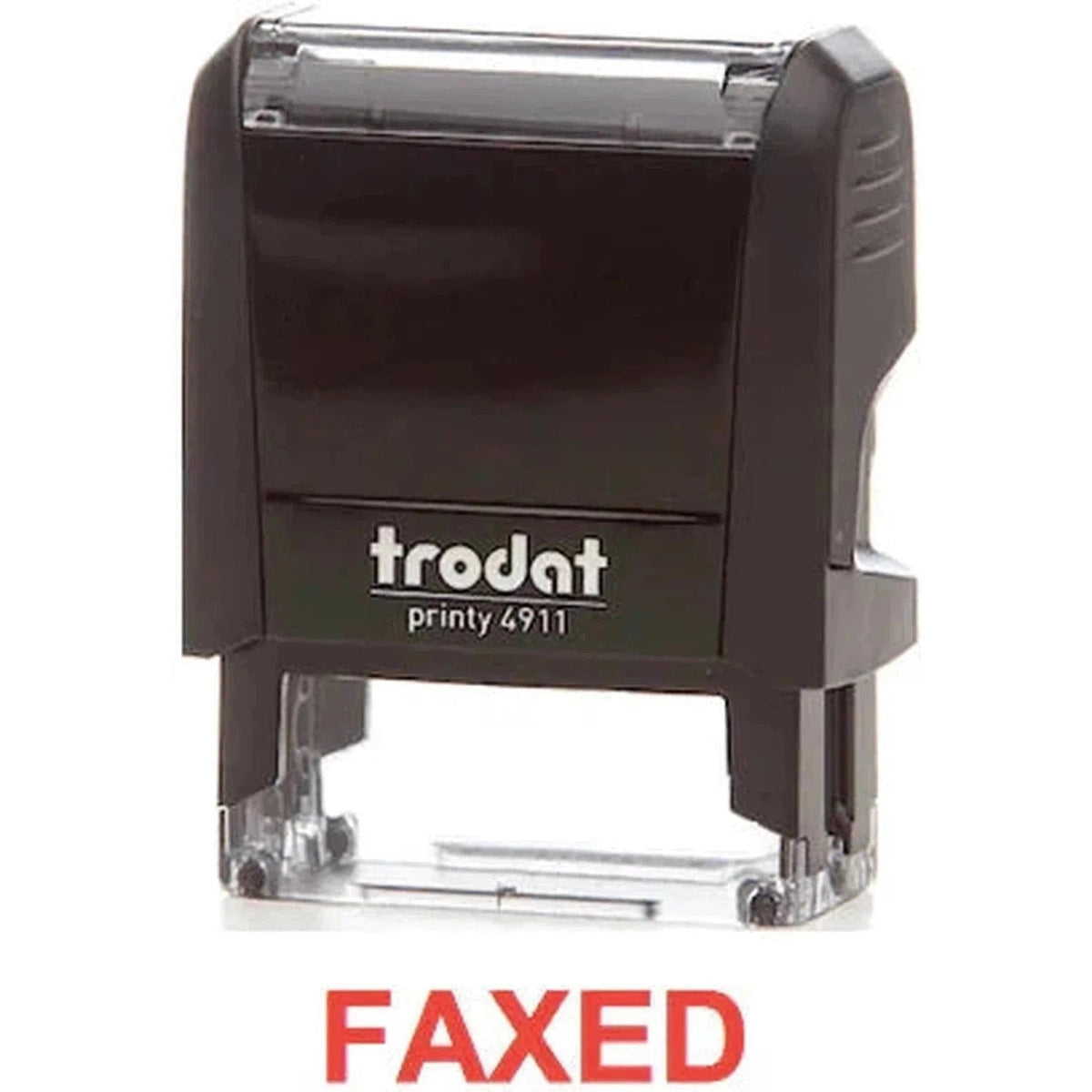 Trodat Printy 4911 Stamp "Faxed" - Red ColorWaves