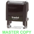 Trodat Printy 4911 Stamp "Master Copy" - Green ColorWaves