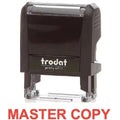 Trodat Printy 4911 Stamp "Master Copy" - Red ColorWaves
