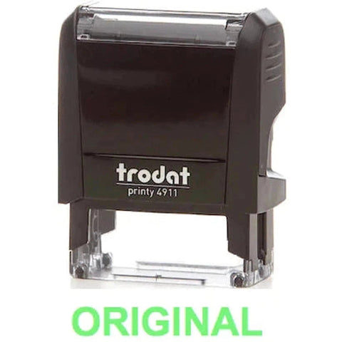 Trodat Printy 4911 Stamp "Original" - Green ColorWaves