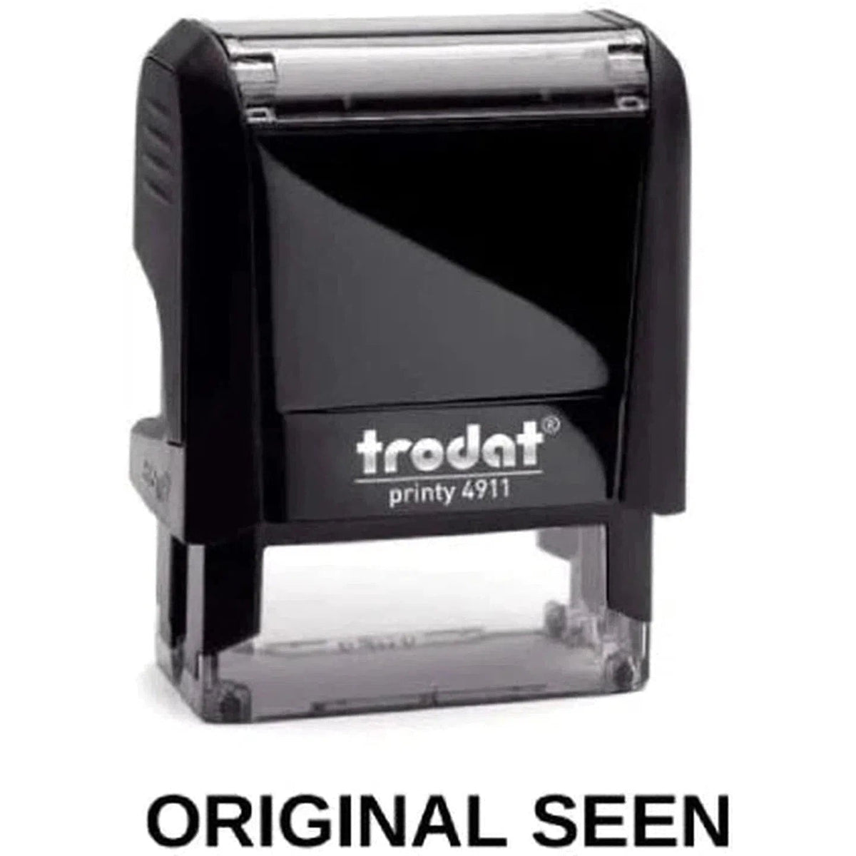 Trodat Printy 4911 Stamp "Original Seen" - Black ColorWaves