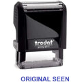 Trodat Printy 4911 Stamp "Original Seen" - Blue ColorWaves