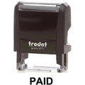 Trodat Printy 4911 Stamp "Paid" - Black ColorWaves