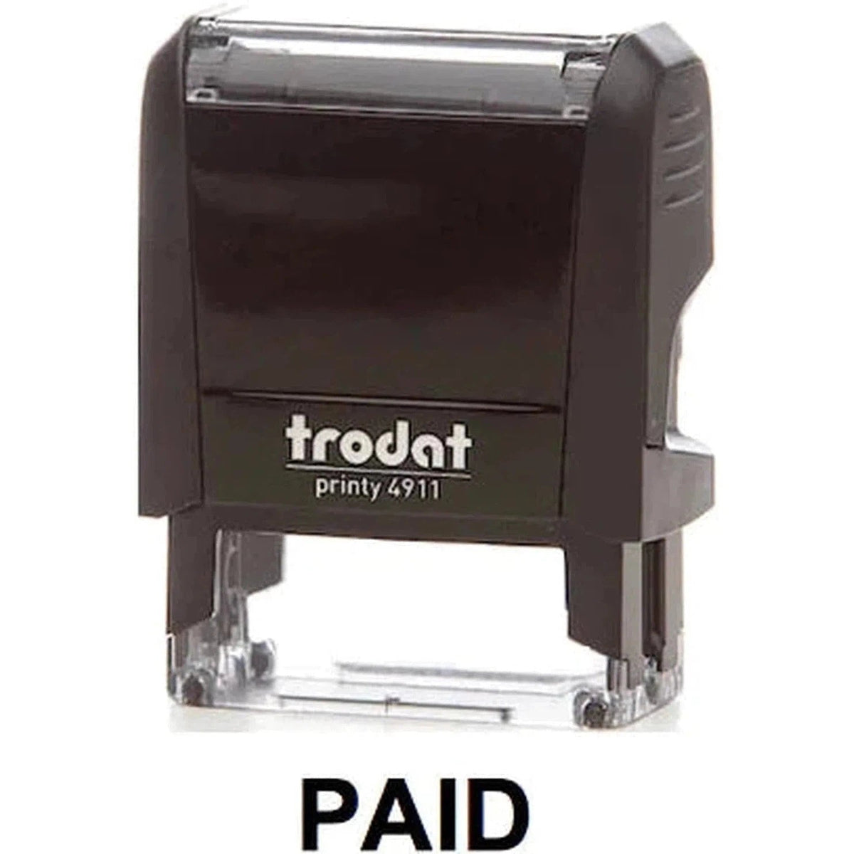 Trodat Printy 4911 Stamp "Paid" - Black ColorWaves