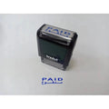 Trodat Printy 4911 Stamp "Paid" (With Arabic) Blue ColorWaves