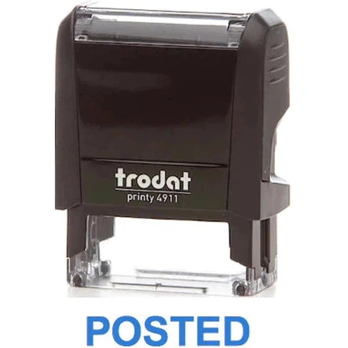 Trodat Printy 4911 Stamp "Posted" - Blue ColorWaves