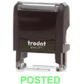 Trodat Printy 4911 Stamp "Posted" - Green ColorWaves
