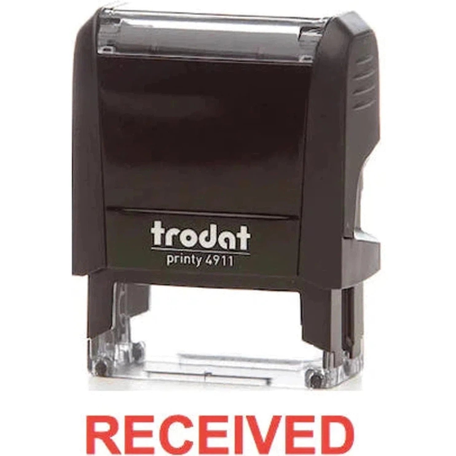 Trodat Printy 4911 Stamp "Received" - Red ColorWaves