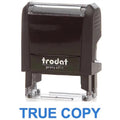 Trodat Printy 4911 Stamp "True Copy" - Blue ColorWaves
