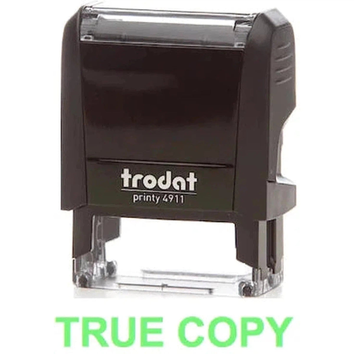 Trodat Printy 4911 Stamp "True Copy" - Green ColorWaves