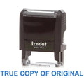 Trodat Printy 4911 Stamp "True Copy Of Original" - Blue ColorWaves