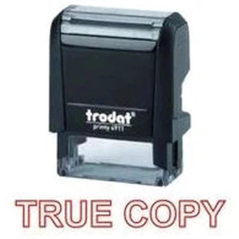 Trodat Printy 4911 Stamp "True Copy" - Red ColorWaves