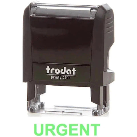 Trodat Printy 4911 Stamp "Urgent" - Green ColorWaves