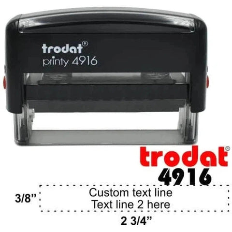 Trodat Printy 4916 Customized Stamp ColorWaves
