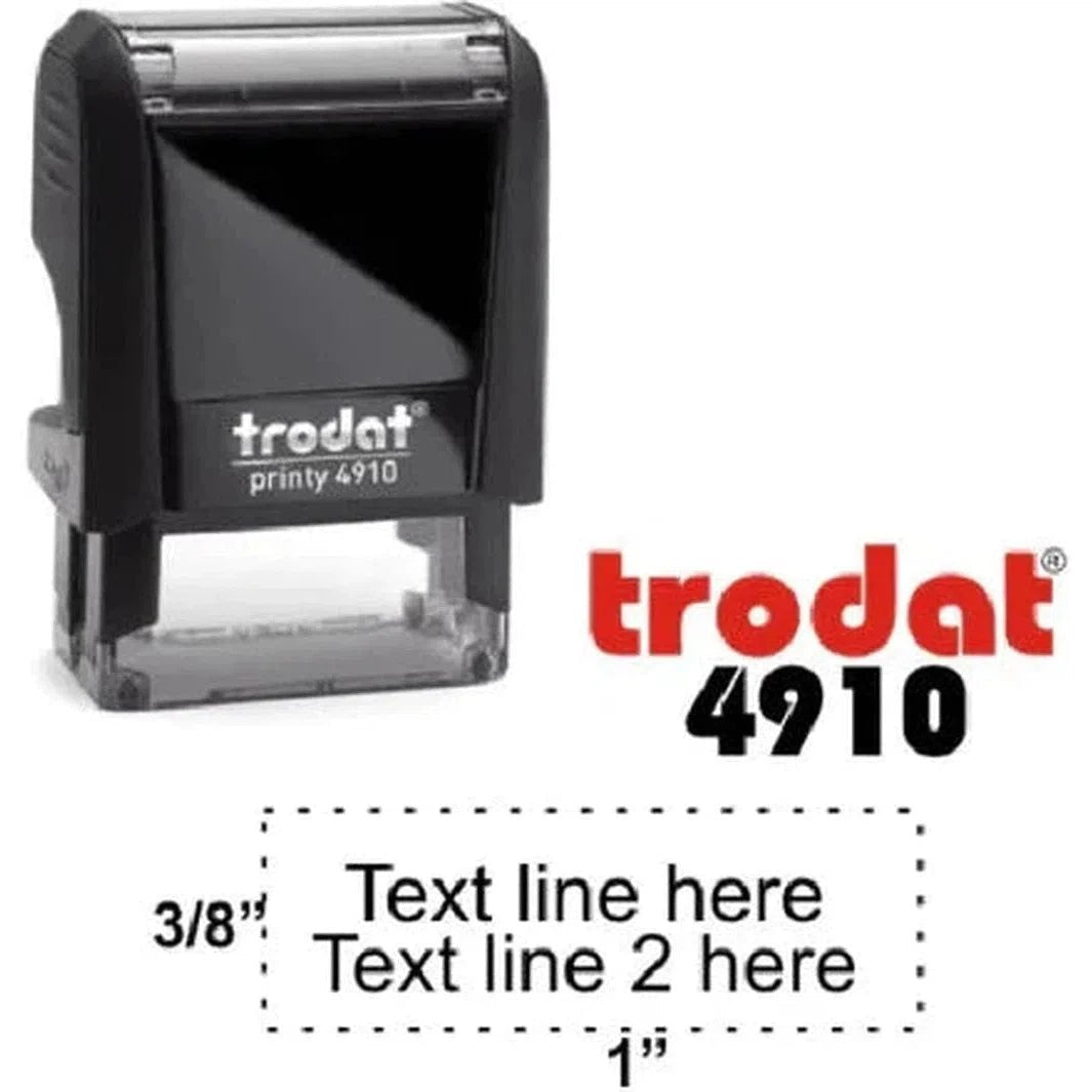 Trodat Printy Customized Stamp (4910) ColorWaves