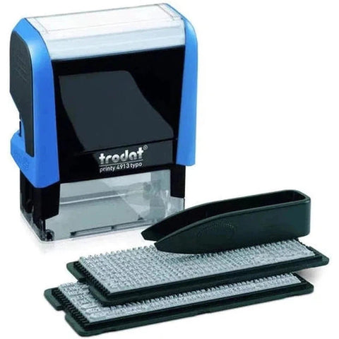 Trodat Printy Typomatic 4913 D-I-Y Text Stamp ColorWaves