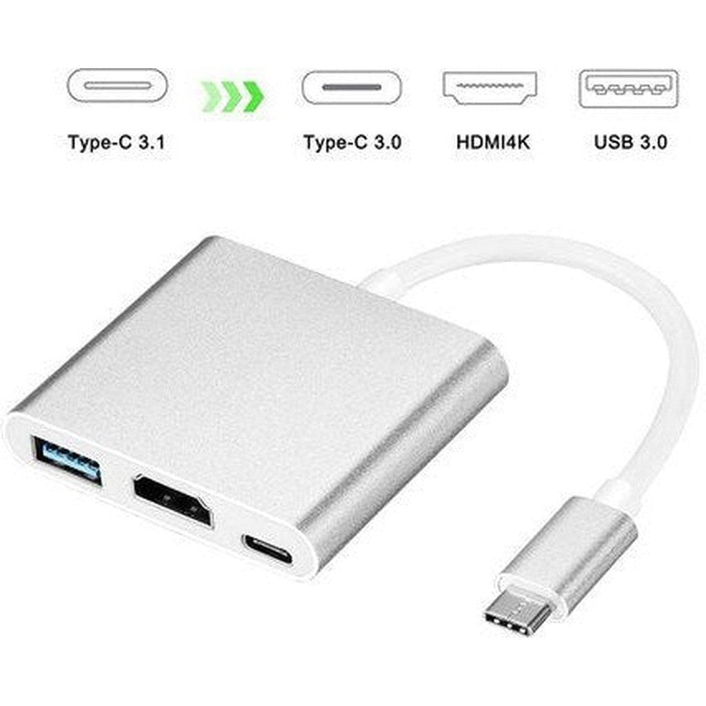 Type-C To Hdmi 3 In 1 Adapter Hdmi Usb 3.0 ColorWaves