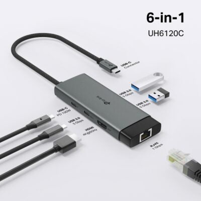 TP-Link UH6120C USB Type-C 6-Port Hub TP-Link