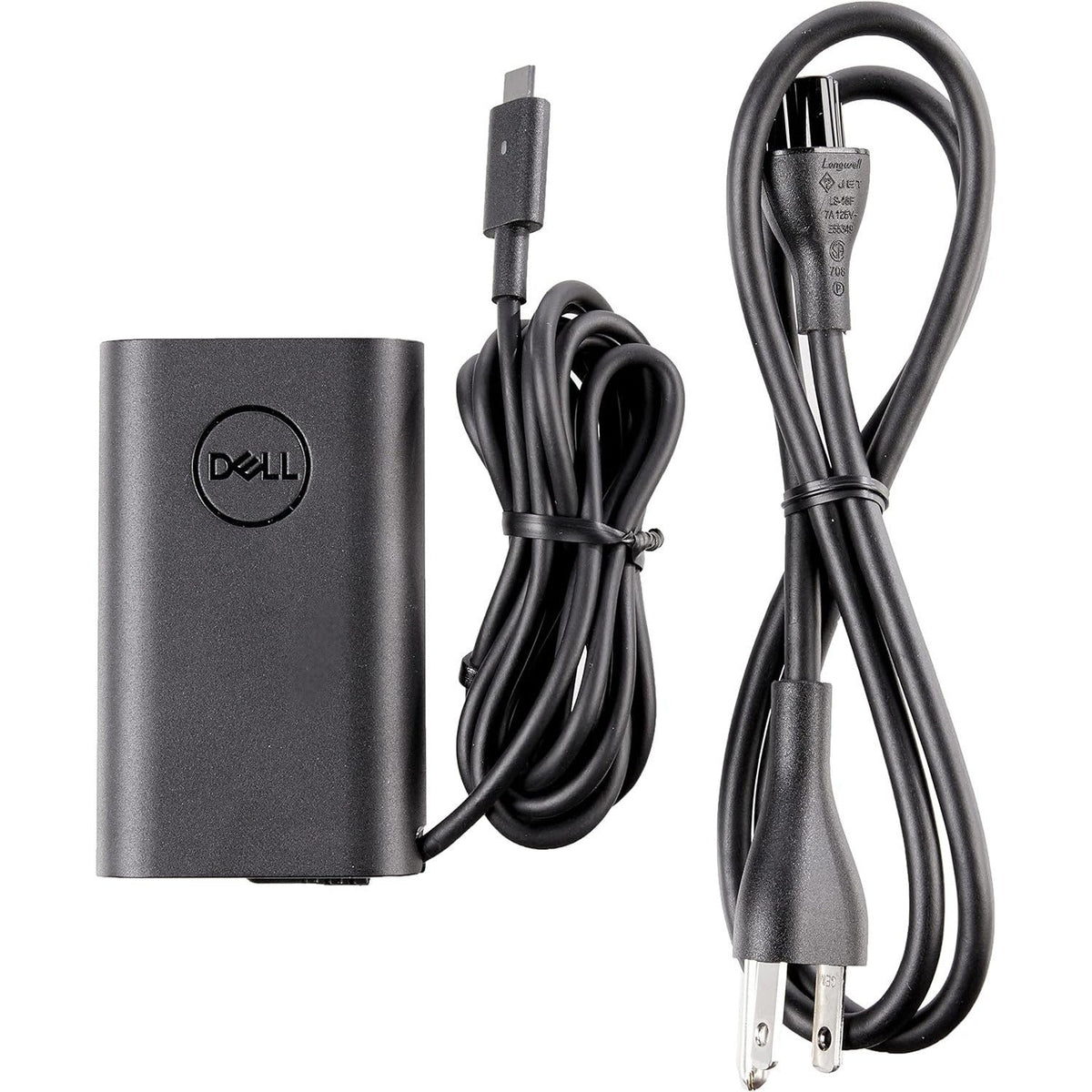USB C Charger Power Adapter Black ColorWaves