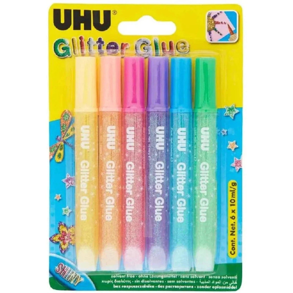 Uhu Glitter Glue Shiny ColorWaves