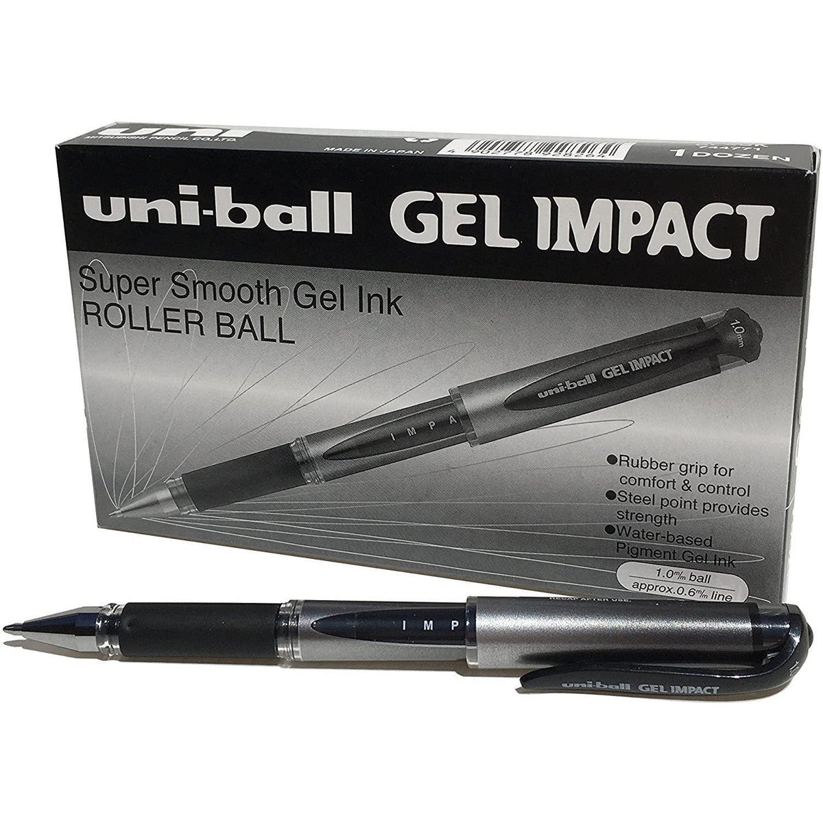 Uni Ball Gel Impact Um 153S Rollerball Pen 12Pcs/Box ColorWaves