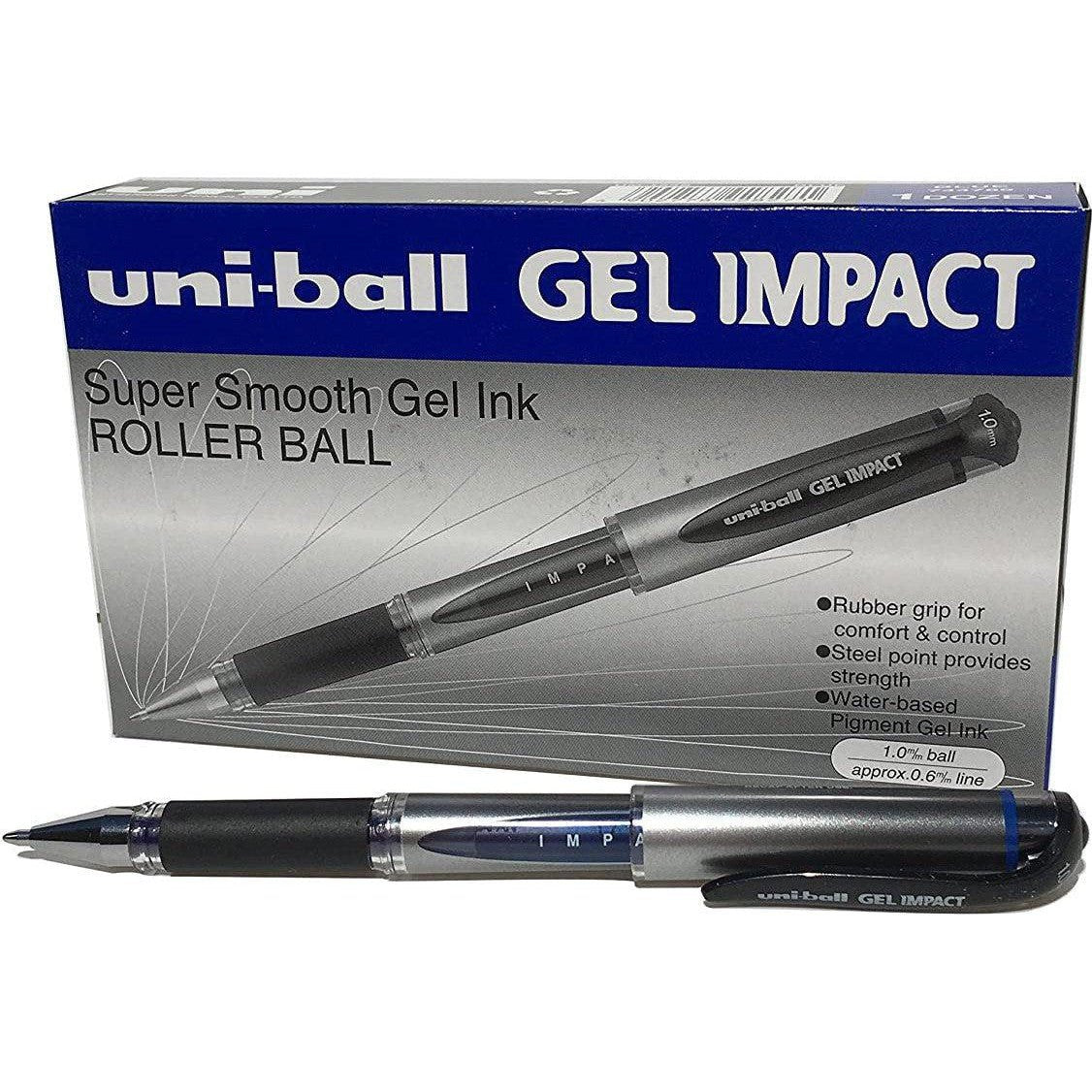 Uni Ball Gel Impact Um 153S Rollerball Pen 12Pcs/Box ColorWaves