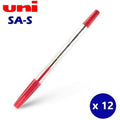Uni Ball Sas 0.7Mm Pen 12Pcs Per Pkt ColorWaves