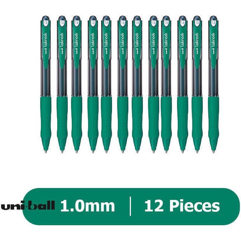 Uni Laknock Retractable Ball Point Pen 1.0Mm Sn-100(10) X 12 Pens ColorWaves