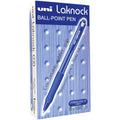 Uni Laknock Retractable Ball Point Pen 1.0Mm Sn-100(10) X 12 Pens ColorWaves