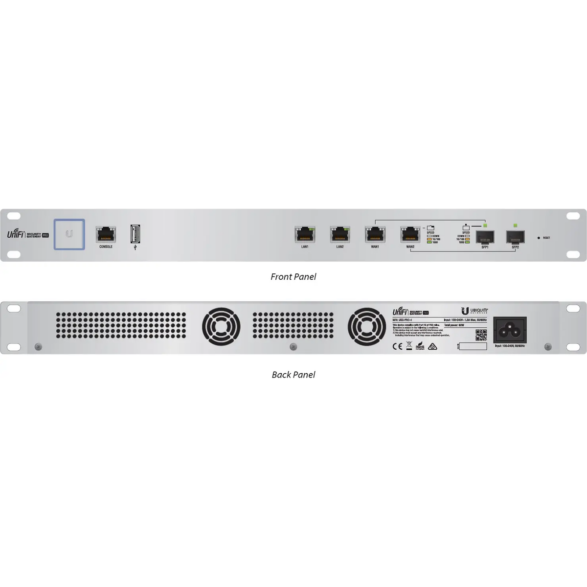 Unifi Usg?Pro?4 Enterprise Gateway Router With Gigabit Ethernet Unifi