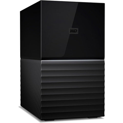 WD 28TB My Book Duo External Hard Drive - 28TB / 2-Bays / USB 3.2 Gen 1 / Black ColorWaves