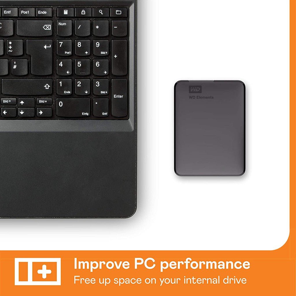 WD 2TB Elements Portable External Hard Drive, USB 3.0 / WDBU6Y0020BBK ColorWaves