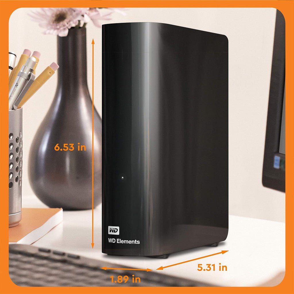 WD Elements 10TB USB 3.0 Desktop Hard Drive ColorWaves
