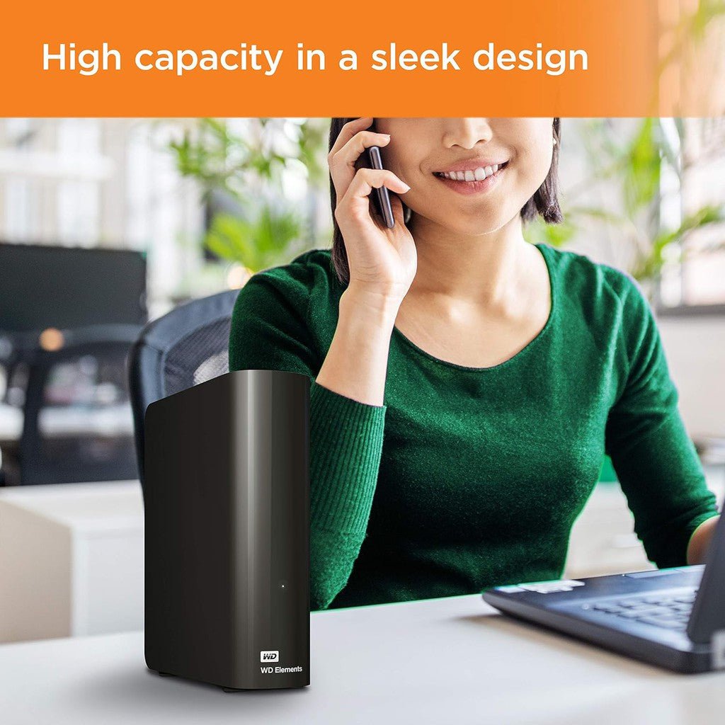 WD Elements 10TB USB 3.0 Desktop Hard Drive ColorWaves