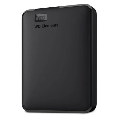 WD Elements Portable - 5TB / USB 3.0 / Black / External Hard Drive ColorWaves