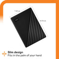 WD My Passport 6TB Portable Hard Drive USB 3.0 WDBR9S0060BBK-WESN Black ColorWaves