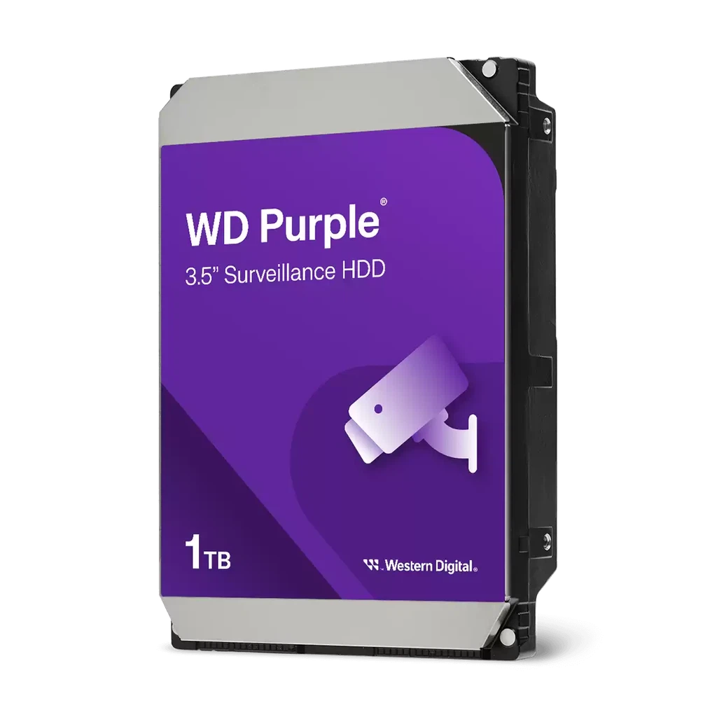 WD Purple Surveillance Hard Drive - 1TB WD11PURZ ColorWaves
