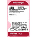 WD Red Plus 4TB NAS Hard Drive - 5400 RPM Class SATA 6Gb/s, CMR, 256MB Cache, 3.5 Inch - WD40EFPX ColorWaves