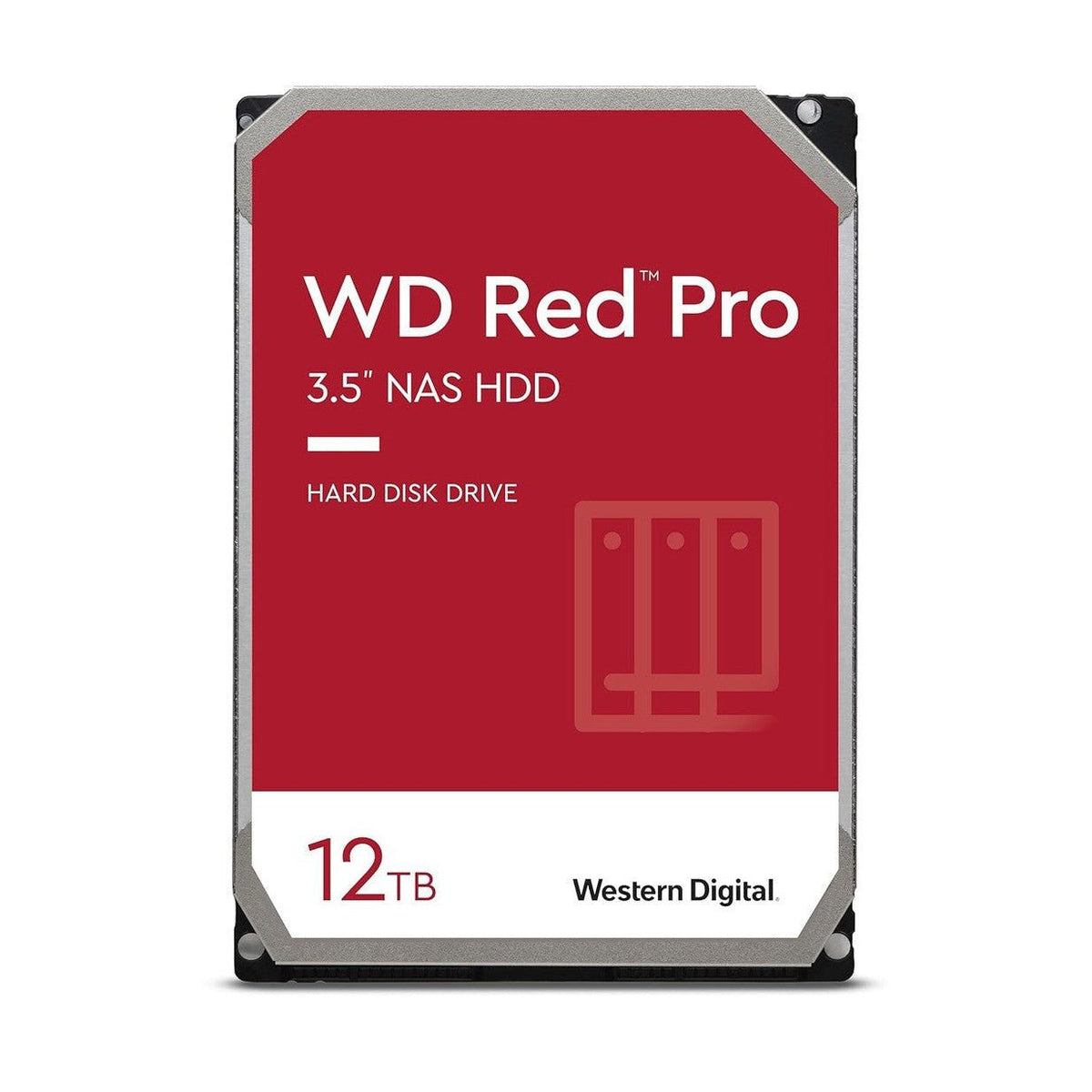 WD Red Pro 12TB NAS Internal Hard Drive 7200 RPM Class (WD121KFBX) ColorWaves