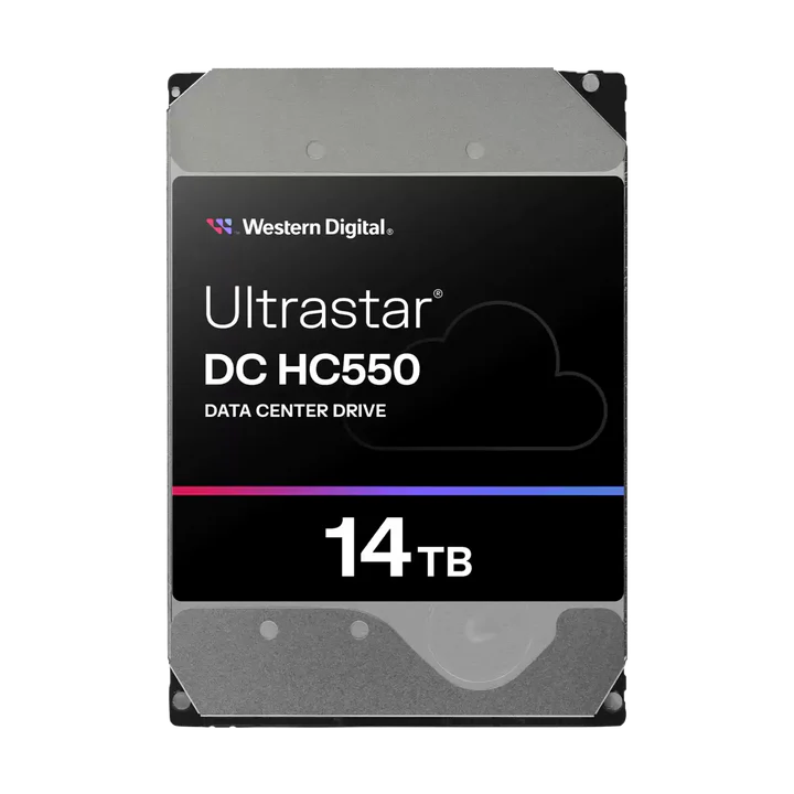 WD Ultrastar DC HC550 14TB 7200 RPM SATA 6Gb/s 512MB Cache 3.5-Inch Enterprise Hard Drive (WUH721814ALE6L4) ColorWaves