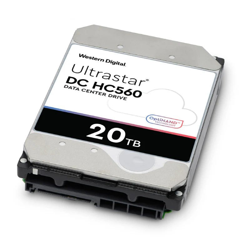 WD Ultrastar DC HC560 Hard Drive - 20TB / 3.5-inch / SATA-III / 7200 RPM / 512MB ColorWaves