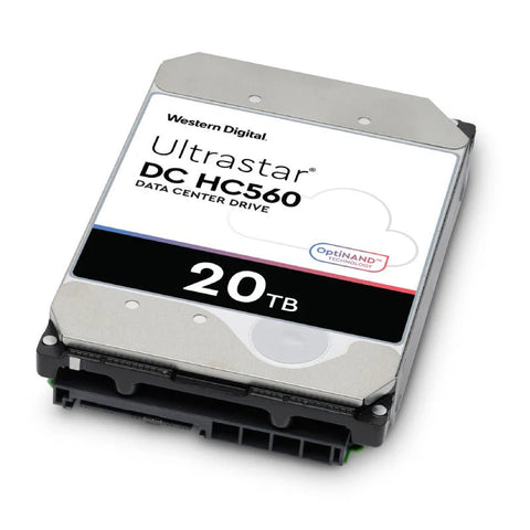 WD Ultrastar DC HC560 Hard Drive - 20TB / 3.5-inch / SATA-III / 7200 RPM / 512MB ColorWaves