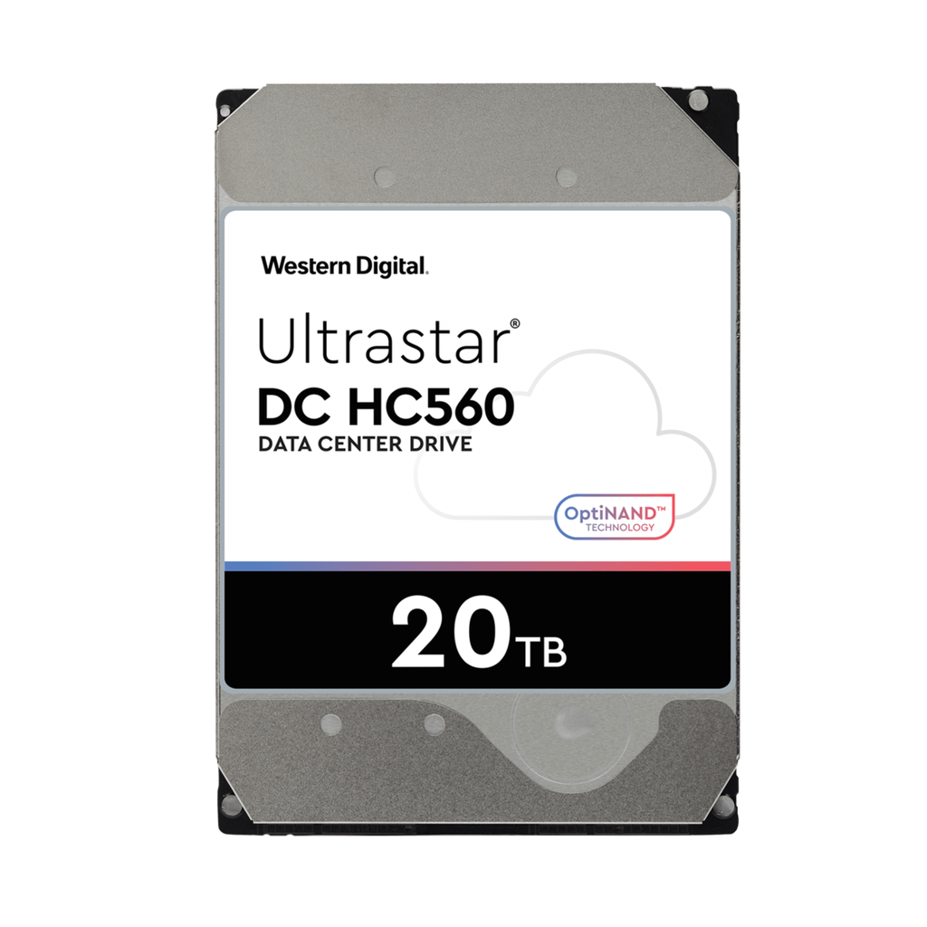 WD Ultrastar DC HC560 Hard Drive - 20TB / 3.5-inch / SATA-III / 7200 RPM / 512MB ColorWaves