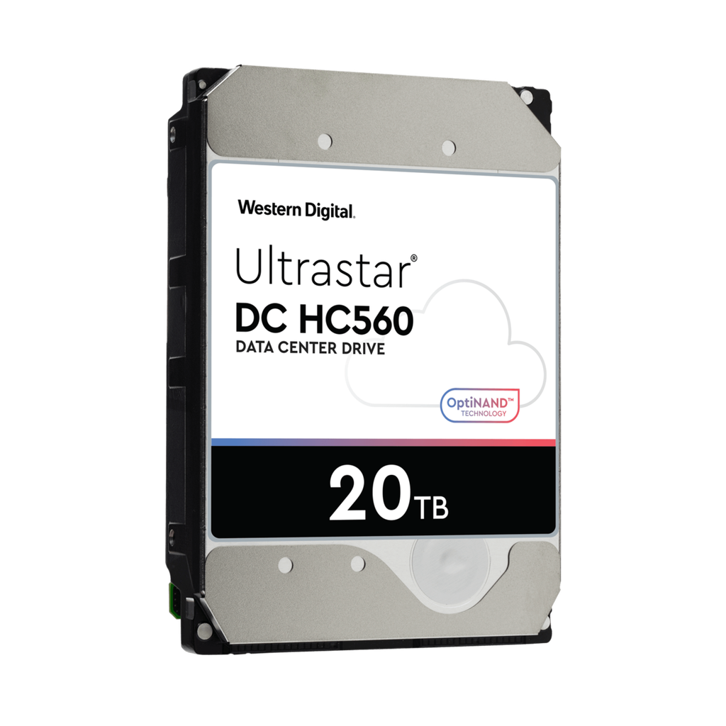 WD Ultrastar DC HC560 Hard Drive - 20TB / 3.5-inch / SATA-III / 7200 RPM / 512MB ColorWaves