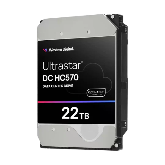 WD Ultrastar DC HC570 22TB 7200 RPM SATA 6Gb/s 512MB Cache 3.5-Inch Enterprise Hard Drive ColorWaves
