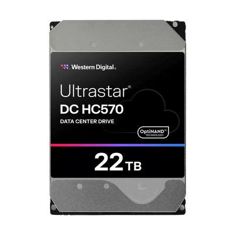 WD Ultrastar DC HC570 22TB 7200 RPM SATA 6Gb/s 512MB Cache 3.5-Inch Enterprise Hard Drive ColorWaves