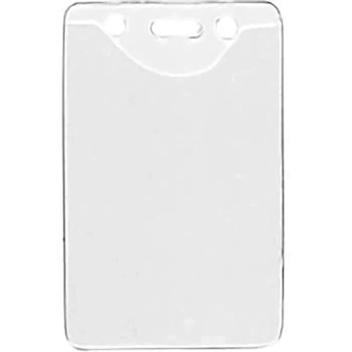 Waterproof Clear Plastic Vertical Name Tag Badge Id Card Holders 100Pc/Set ColorWaves