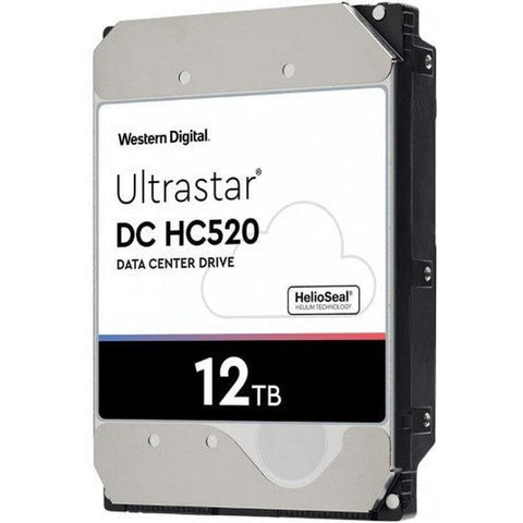 Wd Ultrastar Dc Hc520 12Tb 7200 Rpm Sata 6Gb/S 256Mb Cache 3.5-Inch Enterprise Hard Drive (Huh721212Ale604) ColorWaves