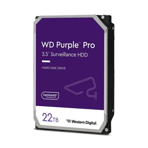Western Digital 22TB WD Purple Pro Surveillance Internal Hard Drive HDD - (WD221PURP) Western Digital